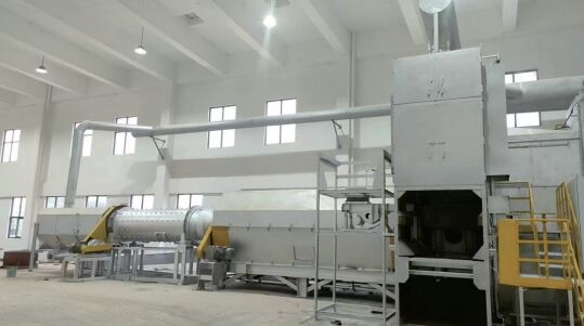 Yüksek geri kazanım verimliliği ve kompakt ayak izi için PLC kontrol sistemi ile otomatik alüminyum çöp işleme ekipmanı