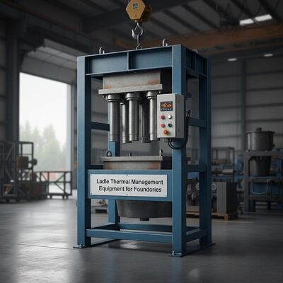 Ön Isıtma Potaları Isıtma Gücü 48 KW Transfer Potaları İçin Pota Ön Isıtıcısı Dökümhaneler için Pota Termal Yönetim Ekipmanı