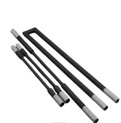 U Tipi 1400C 1200mm Alüminyum Döküm Parçaları Karbon Isıtma Elemanları