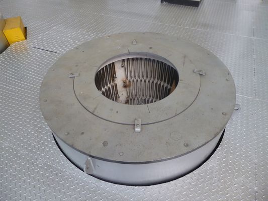 Basınçlı Döküm Sıcaklık Kontrolü için Kapak 1000kg Alüminyum Eritme Ocağı Doğal Gaz NG