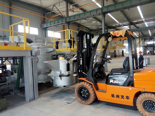 HPD için Hidrolik Devirme Alüminyum Eritme Fırını 1000KG Yüksek Basınçlı Döküm