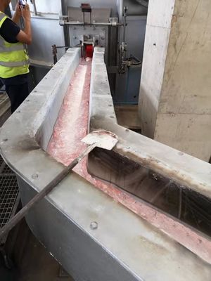 Alüminyum dökümhanede kütük dökümü için elektrikli ısıtmalı metal yıkama makinesi.