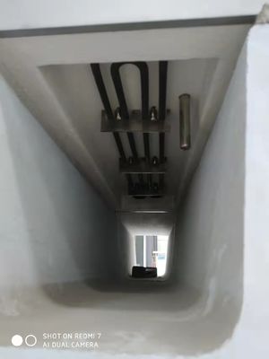Alüminyum dökümhanede kütük dökümü için elektrikli ısıtmalı metal yıkama makinesi.