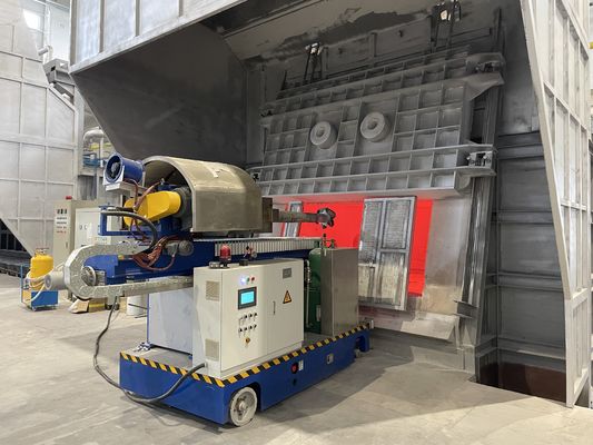 Erimiş Alüminyum Fırını Gaz Giderme İşlemi İçin HDR-2 Döner Fluxing Enjektör Cihazı