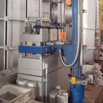 Erimiş Alüminyumdan Hidrojeni Çıkarmak İçin Sıralı Döner Gaz Giderme Ünitesi