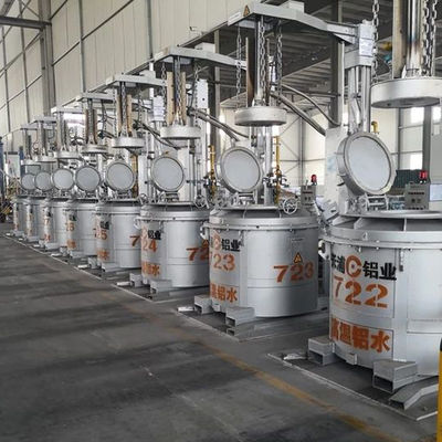 Elektrikli İndüksiyon Isıtmalı Alüminyum Kabuk İndüksiyon Eritme Fırını 1 Ton
