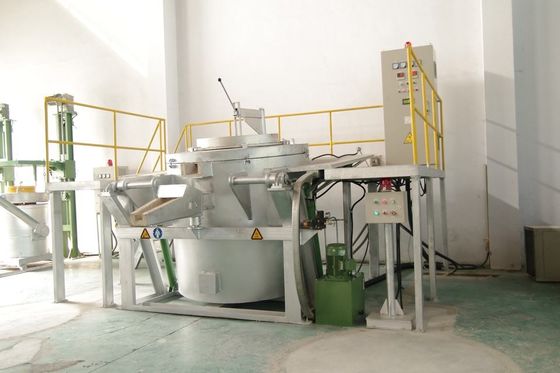 Elektrikli İndüksiyon Isıtmalı Alüminyum Kabuk İndüksiyon Eritme Fırını 1 Ton