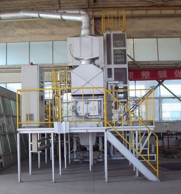 4000 KW Alüminyum Kabuklu 1 Ton Gaz Yakıtlı Alüminyum Hurda Eritme Fırını