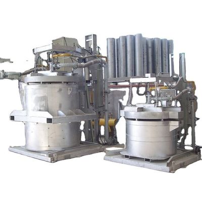 4000 KW Alüminyum Kabuklu 1 Ton Gaz Yakıtlı Alüminyum Hurda Eritme Fırını