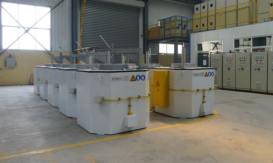 1 Ton Çelik Demir Alüminyum Eritme Fırını Yağ Yakıtlı Metal Döküm Döküm