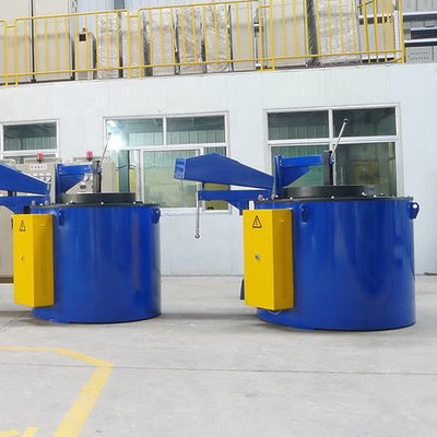 Eritme Smelt Alüminyum Döküm Fırını 200 - 1000kg Kapasite