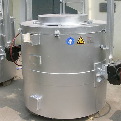 100kg 250kg 500kg 1T IGBT Elektrikli Alüminyum Eritme Fırını Hava Soğutmalı