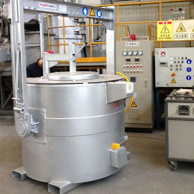 100kg 250kg 500kg 1T IGBT Elektrikli Alüminyum Eritme Fırını Hava Soğutmalı