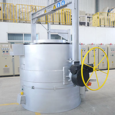 100kg 250kg 500kg 1T IGBT Elektrikli Alüminyum Eritme Fırını Hava Soğutmalı