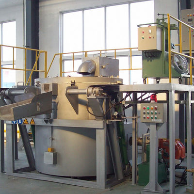 850 °C değerli erimiş alüminyum sıcaklığı 1000 kg kapasiteli alüminyum tutma fırını