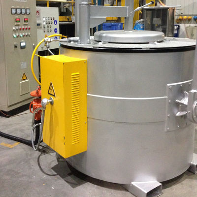 Alüminyum Erimesi Çanak Ocağı Sıcaklık Sıcaklık Alloy dökme Erimcilik AC220V/380V ile çalışan