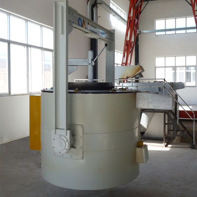 Yüksek hassasiyetli alüminyum erime fırını ± 1C sıcaklık kontrol doğruluğu ve PLC kontrol sistemi ile