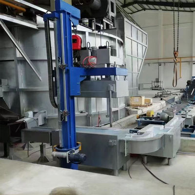 Erimiş Alüminyum İçin Dönüş Launder Tipi Satır İçi Döner Gaz Giderici