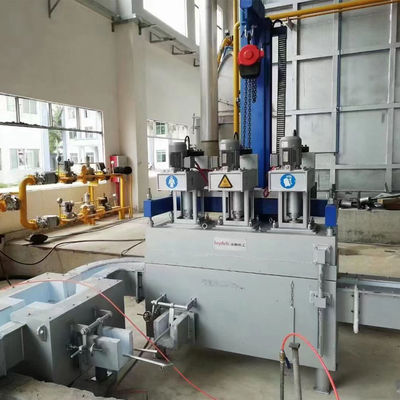 Döner Alüminyum Erimiş Sıvı Gaz Giderme Makinesi Akma Kabuğu% 40 Gaz Giderme Verimliliği