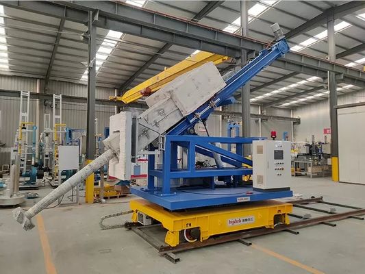 0-99 Dakika Rafine Zamanı Rafine akış tozu püskürtme miktarı için 4kW toplam gücü ile döner gaz çözücü birim 0-350 G/dakika