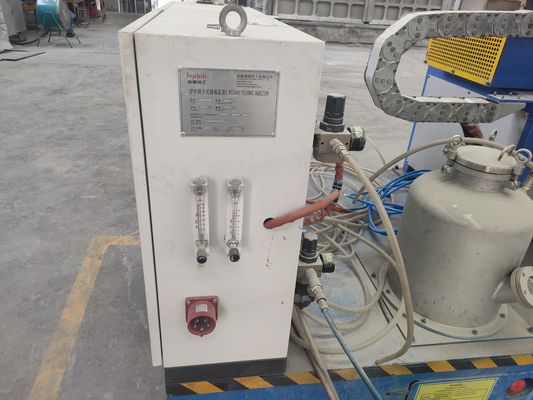 Rafine edilmiş akış tozu için döner gaz çıkartma ünitesi Serpilme miktarı 0-350 G/min Net ağırlığı 600kg Parçacık boyutu ≤5mm Rekabetçi