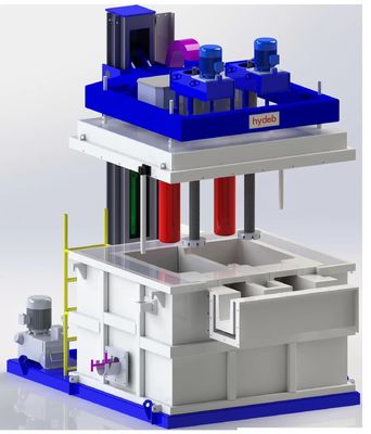 Alüminyum dökme için Inline Rotary Degassing Liquid Unit Equipment