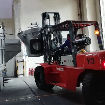 Özel sıcaklık aralığı El ile erimiş alüminyum transfer kavanozları