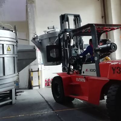 Kişisel olarak yapılmış Erimiş Alüminyum Transfer Çanakları Sıcaklığa dayanıklı Üretimi artırır