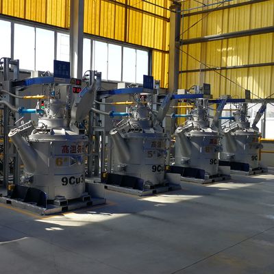 Alüminyum sıvı erimiş için pürüzsüz yüzey bitirme transfer kovanı