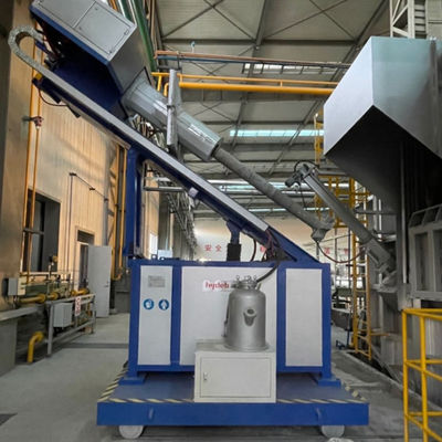 Rotary Erimiş Alüminyum Sıvı Degasser Makinesi Hareketli Alüminyum Sıvı Degazing Rafine Makinesi