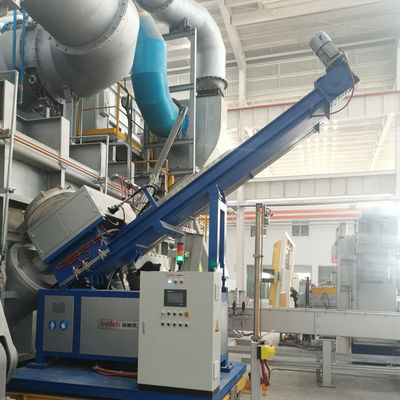 Yan Duvar Tipi Akış Enjeksiyon Makinesi Rafine Gazı 0,4 ̇ 0,6MPa Basınç