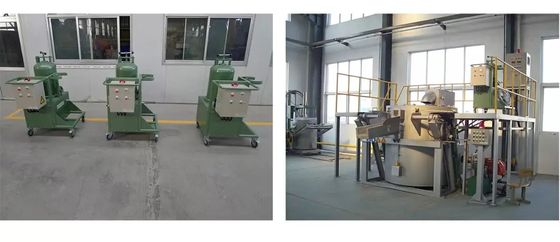 Alüminyum Erime Fırını Enjeksiyon Rafineri Ekipmanı 220V 50Hz
