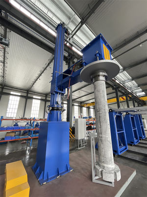 Yüksek Saflıklı Rafine Grafit Gazı Çıkarma Rotoru ve Çubuğu 3000KG Toplam Makine Ağırlığı ≥99.996% Rafine Gaz Saflığı