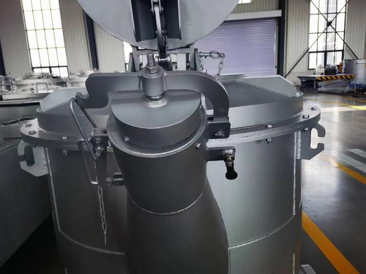 Büyük Kapasiteli 1000KG Kapasite ≤15C/h Doğal Sıcaklık Düşüşü İçin Erimiş Alüminyum Transfer Kütükleri