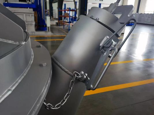 1000KG Kapasite Yüklü ve Kapaklı Erimiş Alüminyum Transfer Kıçları