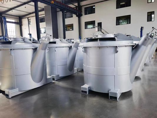 Düz yüzey ve özel sıcaklık aralığı ile sıcaklık erimiş alüminyum transfer çanakları