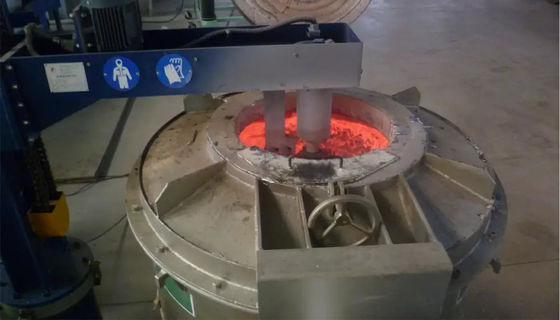 Grafit rotor malzemesi 600 kg kapasite ve 220V/380V güç kaynağı ile alüminyum gaz çıkartma makinesi