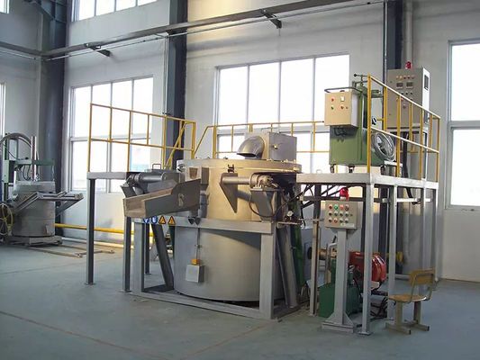 Temizlik Azot veya Argon Gazı Akışı Enjeksiyon Makinesi Alüminyum Sıvı Sıcaklığı 680-750C ve Grafit Rotor Hızı 0 ¢ 400r / min