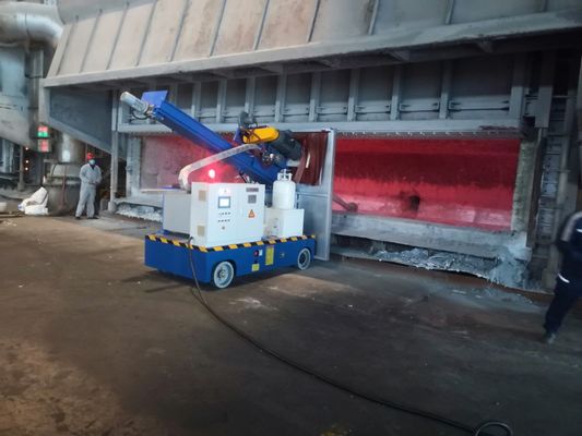 Grafit rotor hızı 0 ¥ 400 r / min Alüminyum rafine için döner akış enjeksiyon makinesi