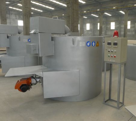 PLC Kontrol Sistemi 3 Fazlı Güç kaynağı ve Sıkıştırılmış Hava 0.6-0.8MPa ile Alüminyum Tutma Fırını