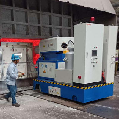 Rafine akışında ≤5mm parçacık boyutu ve 50Hz frekansı olan 1200kg net ağırlığı olan döner gaz çözücü ünitesi