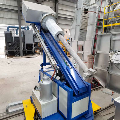 Rafine edilmiş gaz akış hızı ve ≤5mm akış parçacık boyutu için ayarlanabilir Erimiş Alüminyum Gaz Dökme Makinesi