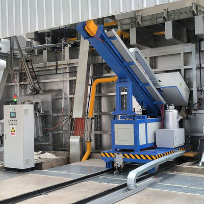 Rafine gazı akışı Grafit rotoru hızı 0 ̊320 r/min ve ayarlanabilir maksimum akış hızı 6 ̊30 m3/h ile alüminyum rafine