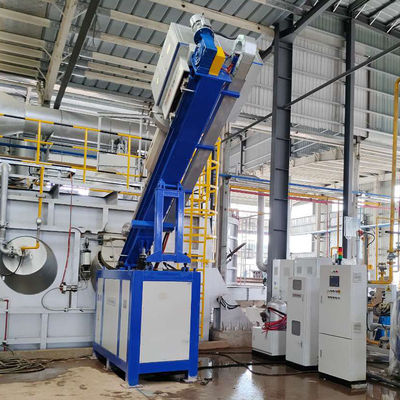 Rafine edilmiş gaz akış hızı ve ≤5mm akış parçacık boyutu için ayarlanabilir Erimiş Alüminyum Gaz Dökme Makinesi