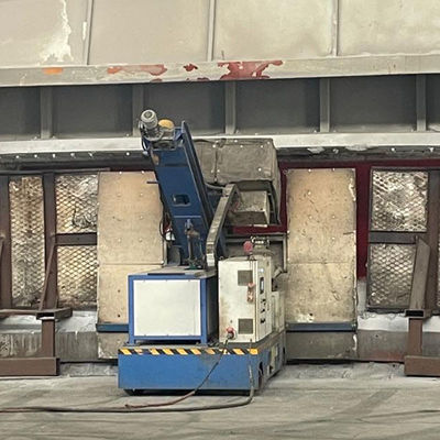 Rafine gazı akışı Grafit rotoru hızı 0 ̊320 r/min ve ayarlanabilir maksimum akış hızı 6 ̊30 m3/h ile alüminyum rafine