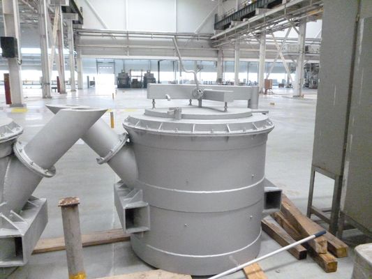 Üç Fazlı Dört Tel Güç kaynağı Alüminyum Gazı Çıkarma Makinesi, Mükemmel Rafine Akışı Parçacık Boyutu ≤5mm