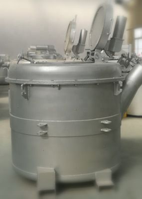 Alüminyum malzemesi 1000KG kapasite ≤850C maksimum servis sıcaklığı ile erimiş alüminyum transfer kabukları