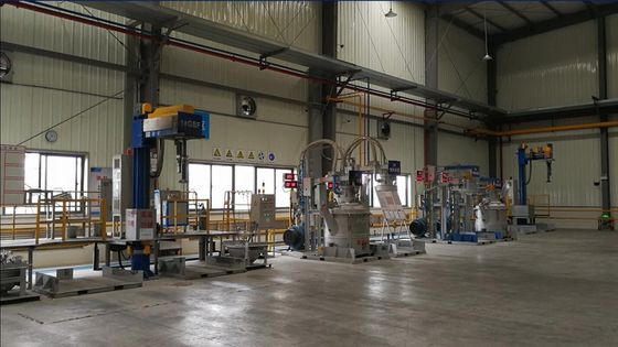 Otomatik Çalışma Modu Kutusu Tipi Satırlı Döner Gaz Dökme Birimi Dönüş Hızı 100-500 Rpm