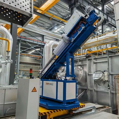 F sınıfı yalıtım, 600 Rpm ayarlanabilir rotor hızı ve alüminyum erimiş işleme için PLC kontrolü ile döner akım enjekte edici