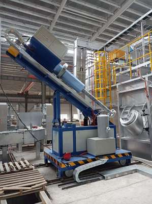 930 KG 880mm Külçe Küçük Elektrikli Alüminyum Ergitme Fırını Alüminyum Hızlı Eritme